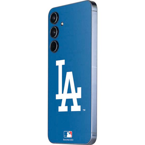 MLB Los Angeles Dodgers - Solid Distressed Galaxy A55 5G Skin
